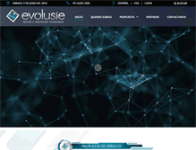 Tablet Screenshot of evolusie.com